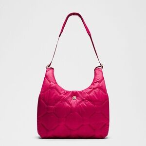Lululemon bright pink shoulder bag #lululemon